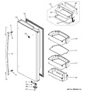 Diagram for 4 - Fresh Food Door - Rh