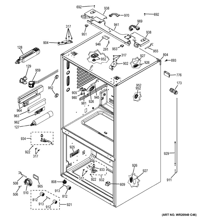 Diagram for GFE26GSHGSS