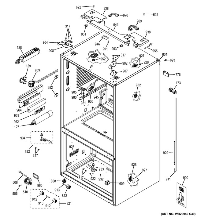 Diagram for GYE22KSHGSS