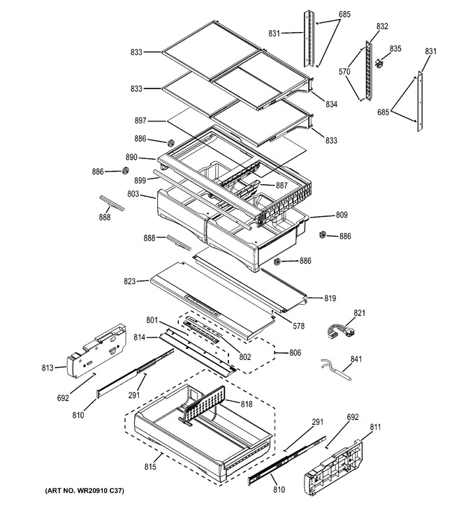 Diagram for PFE28RSHHSS