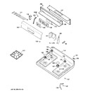 Diagram for 2 - Control Panel & Cooktop