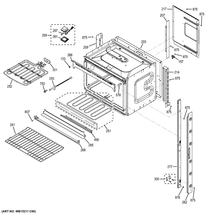 Diagram for JT3500SF3SS