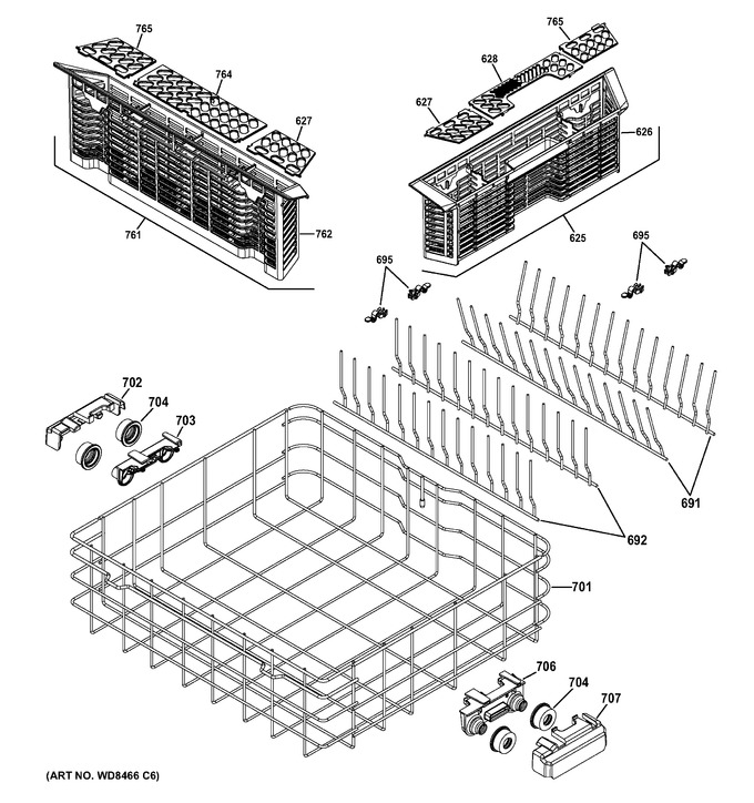 Diagram for GDT530PGD4WW