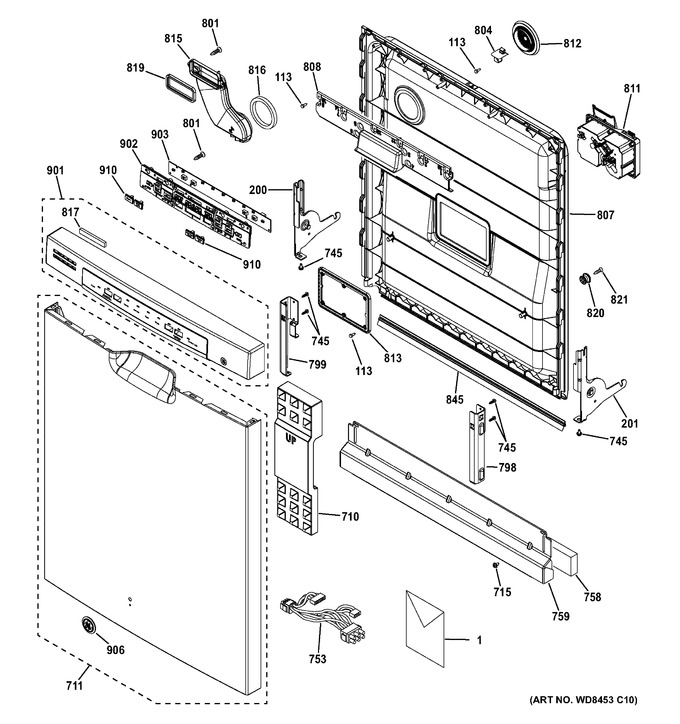 Diagram for GDF520PSF6SS