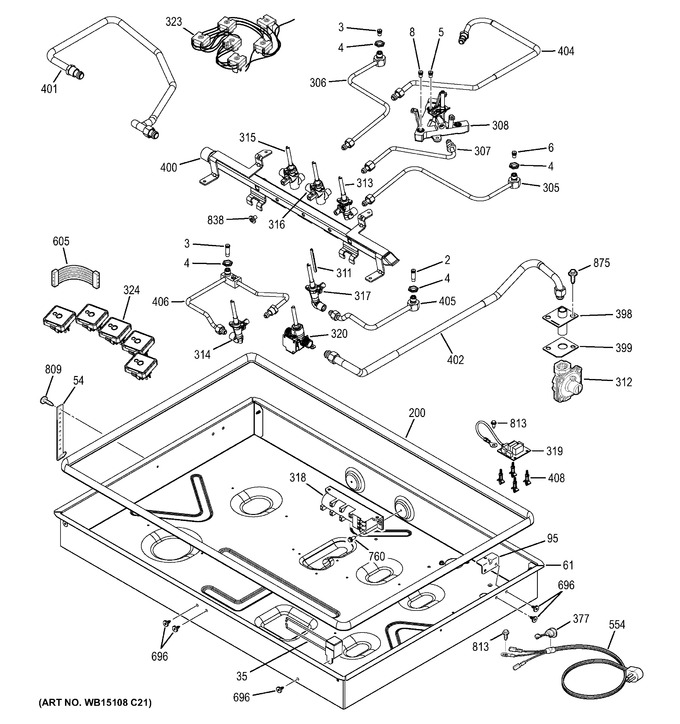 Diagram for PGP986SET5SS