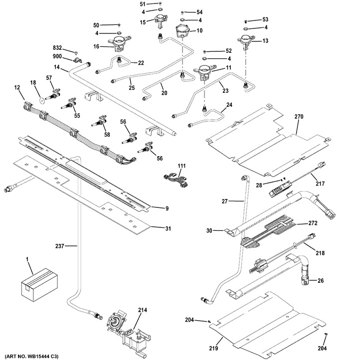 Diagram for JGB660EEJ1ES