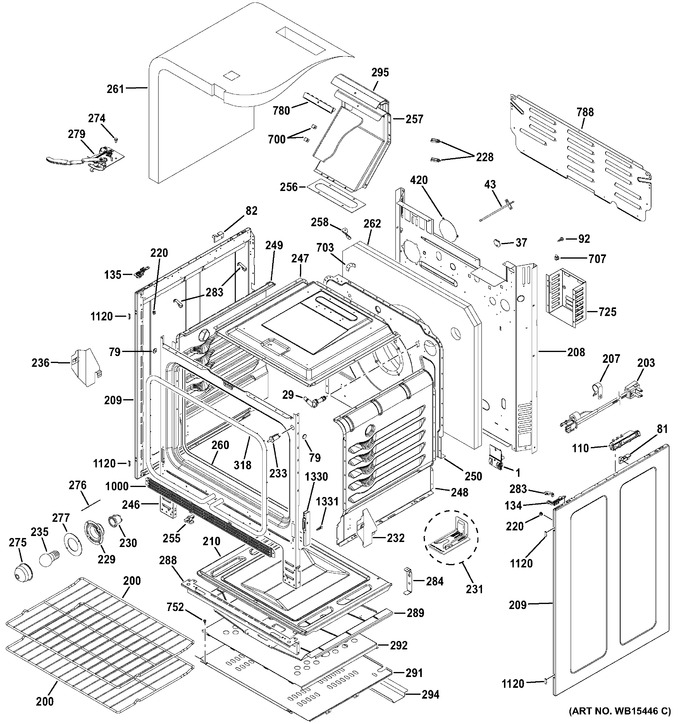 Diagram for JGB700EEJ1ES