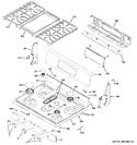 Diagram for 2 - Control Panel & Cooktop