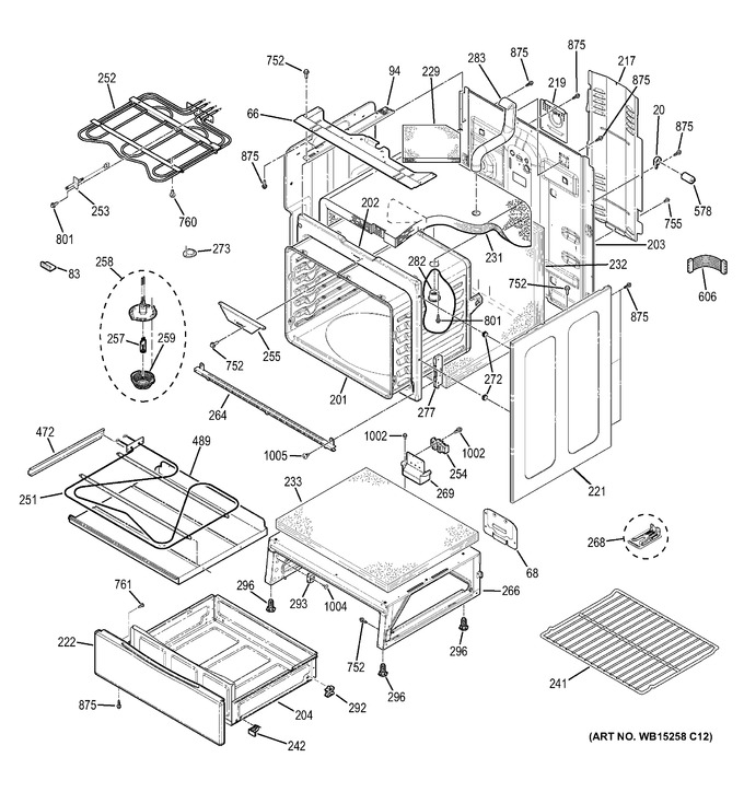 Diagram for JB750DJ1WW