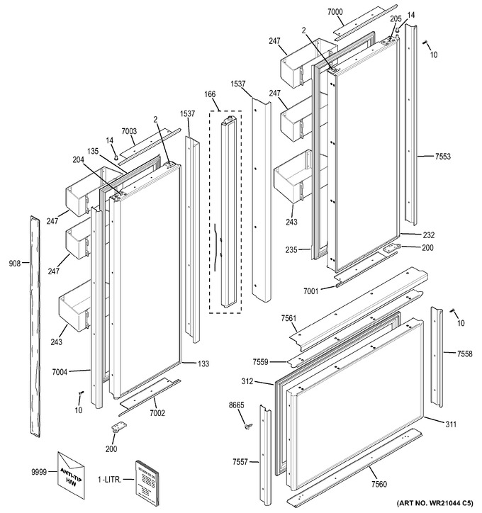 Diagram for ZIP360NHA