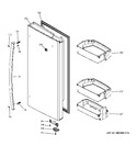 Diagram for 6 - Fresh Food Door - Rh