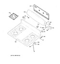 Diagram for 2 - Control Panel & Cooktop