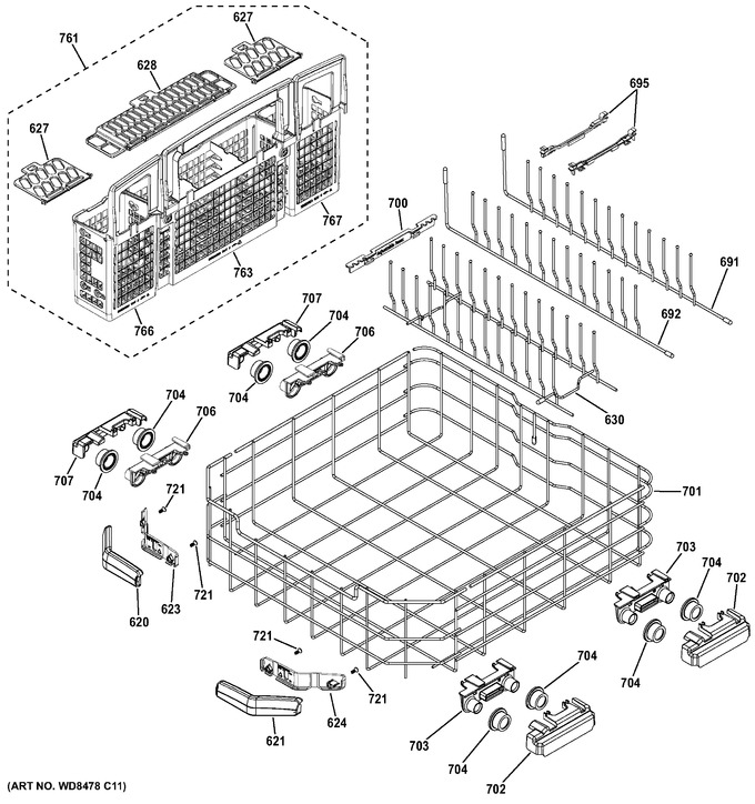 Diagram for GDT590SGJ7WW