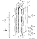 Diagram for 1 - Freezer Door