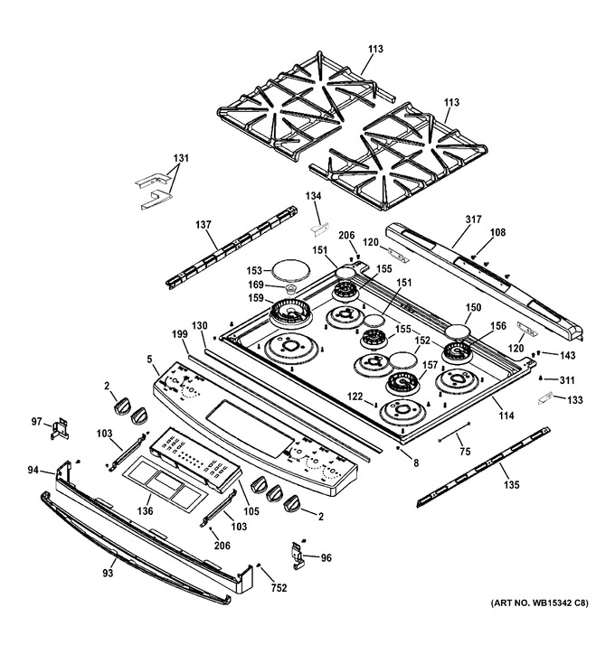 Diagram for JGS750EEF3ES