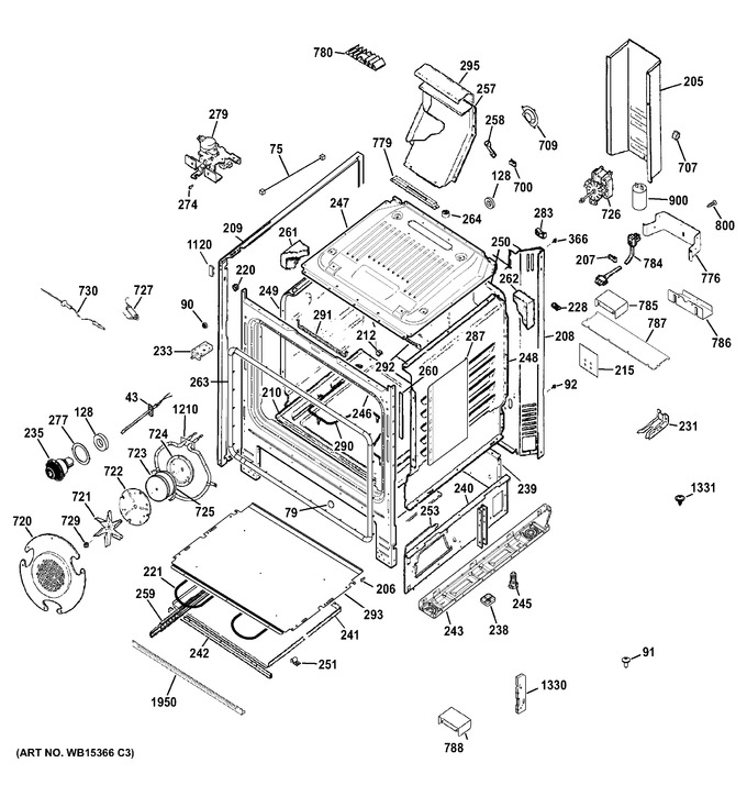 Diagram for P2B940DEH2WW