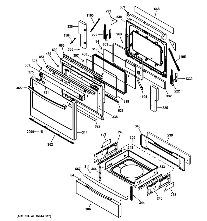 Diagram for JGS750SEF1SS