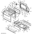 Diagram for 4 - Door & Drawer Parts