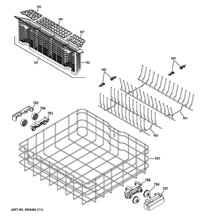 Diagram for GDF570SGF7CC