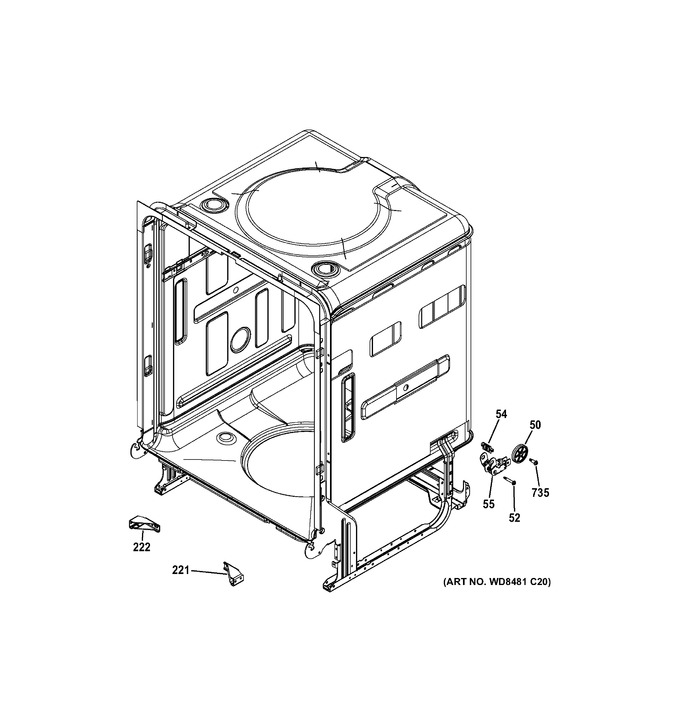 Diagram for GDT740SIFAII