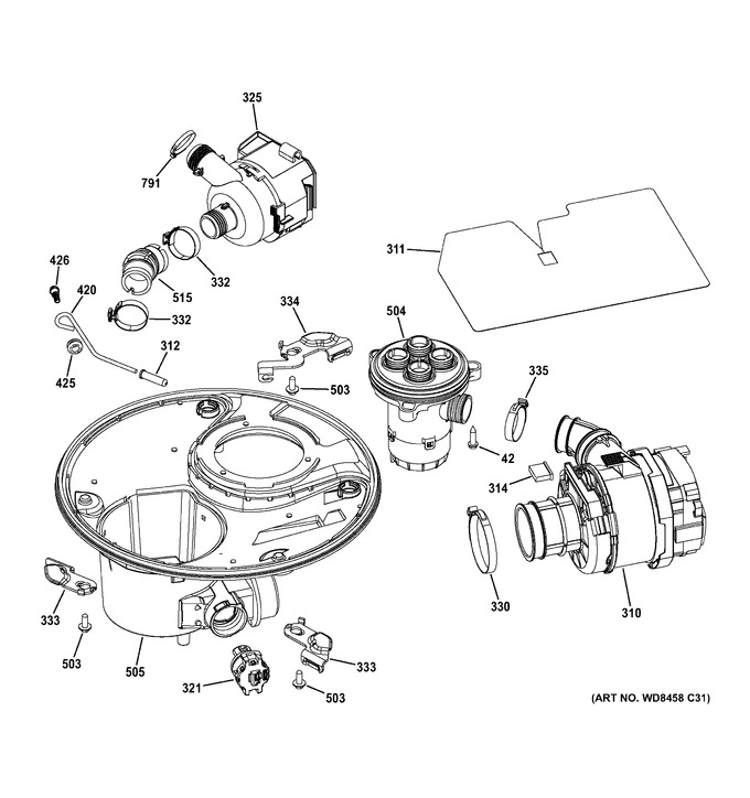 Diagram for GDT740SIFAII