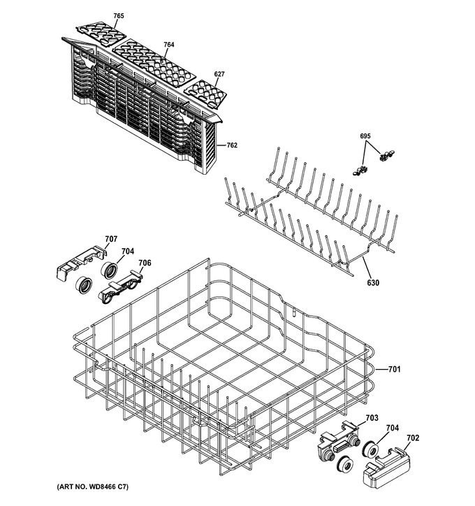 Diagram for GDF570SGF8CC