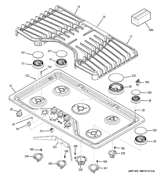 Diagram for PGP976DET4BB