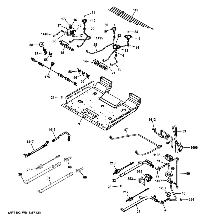 Diagram for PGS950EEF3ES