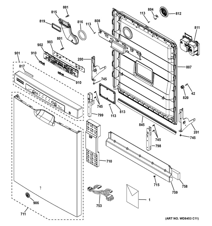 Diagram for GDF510PGJ2WW