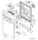 Diagram for 1 - Escutcheon & Door Assembly