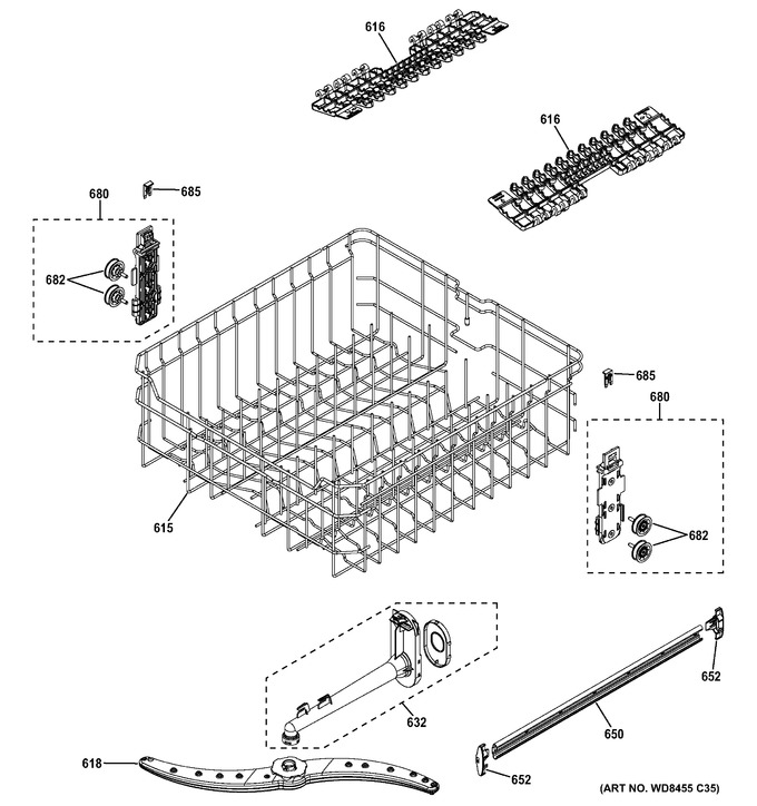 Diagram for GDT545PGJ2BB