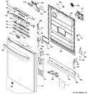 Diagram for 1 - Escutcheon & Door Assembly