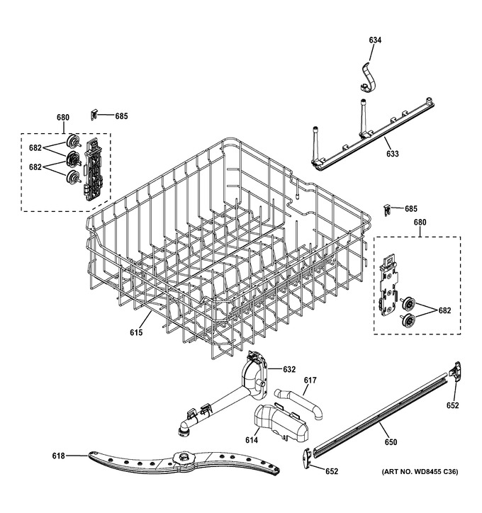 Diagram for GDT625PGJ2BB