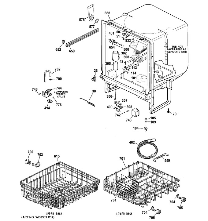 Diagram for HDA2100V35CC