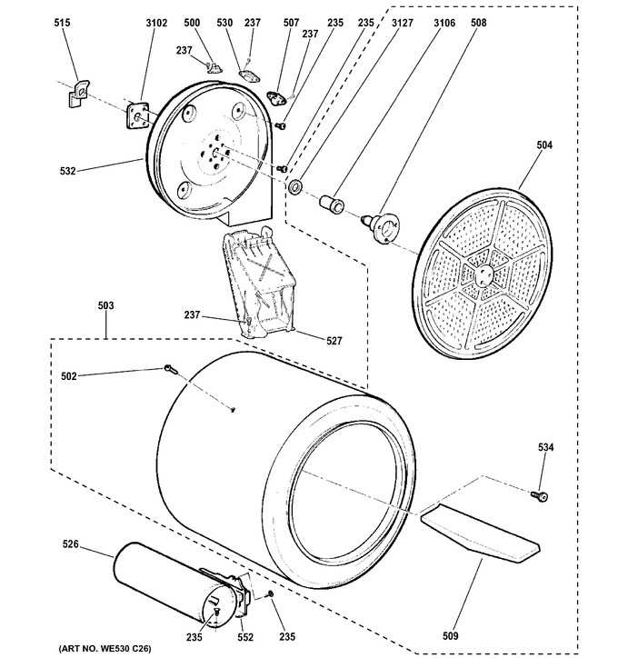 Diagram for GTD33GASK0WW