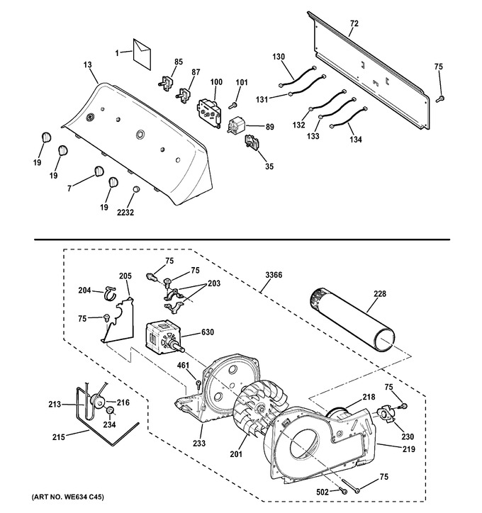 Diagram for GTX42EASJ1WW