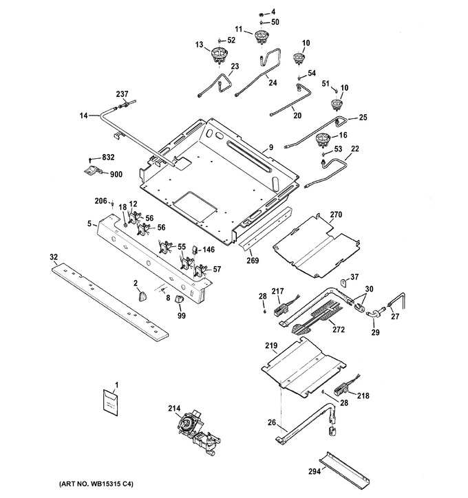 Diagram for JGB690SEF1SS