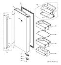 Diagram for 5 - Fresh Food Door - Rh