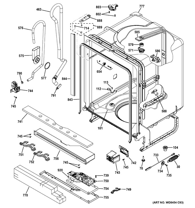 Diagram for GDT635HGJ0WW