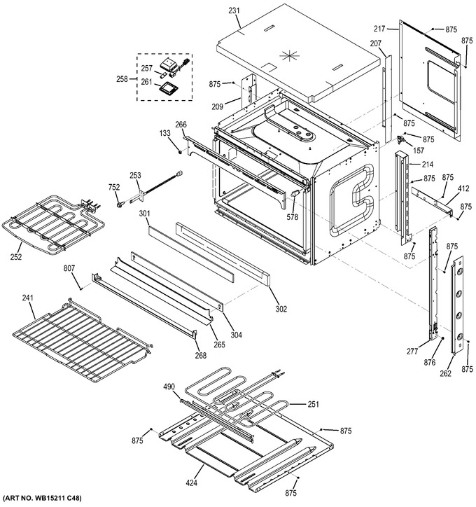 Diagram for JCT5000SF1SS