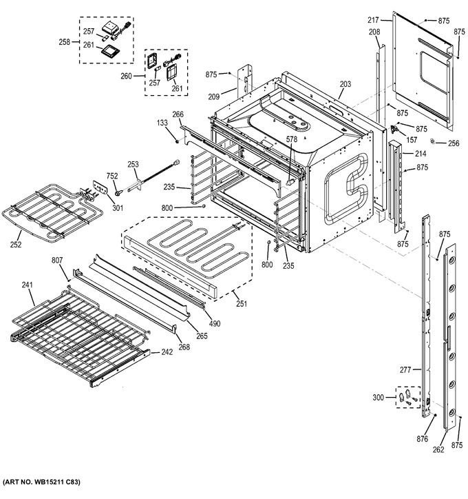 Diagram for PK7500SF5SS