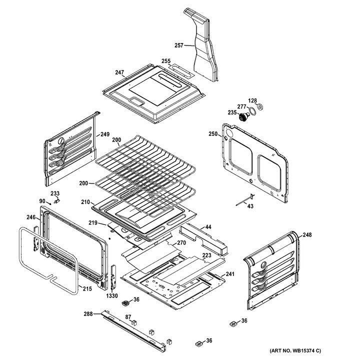 Diagram for JGB850EEF1ES