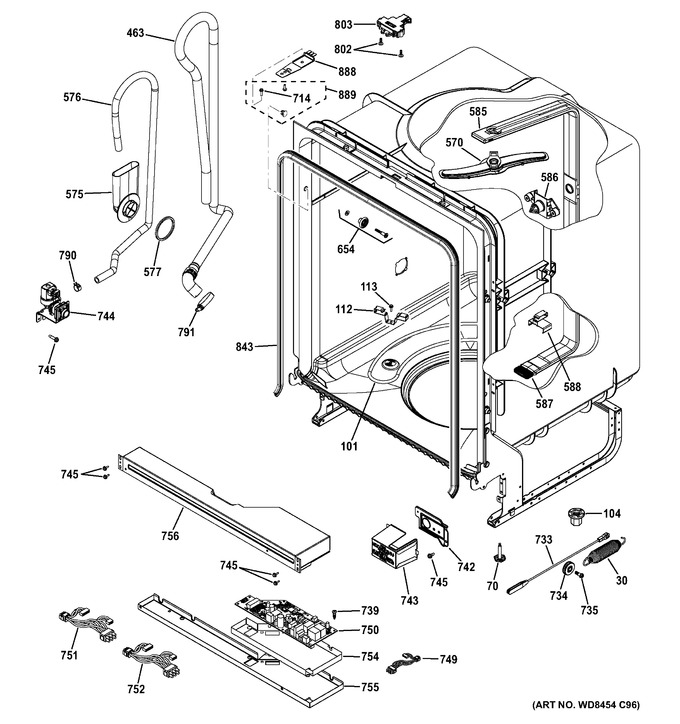 Diagram for GDF510PGD2BB