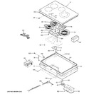 Diagram for 1 - Control Panel & Cooktop