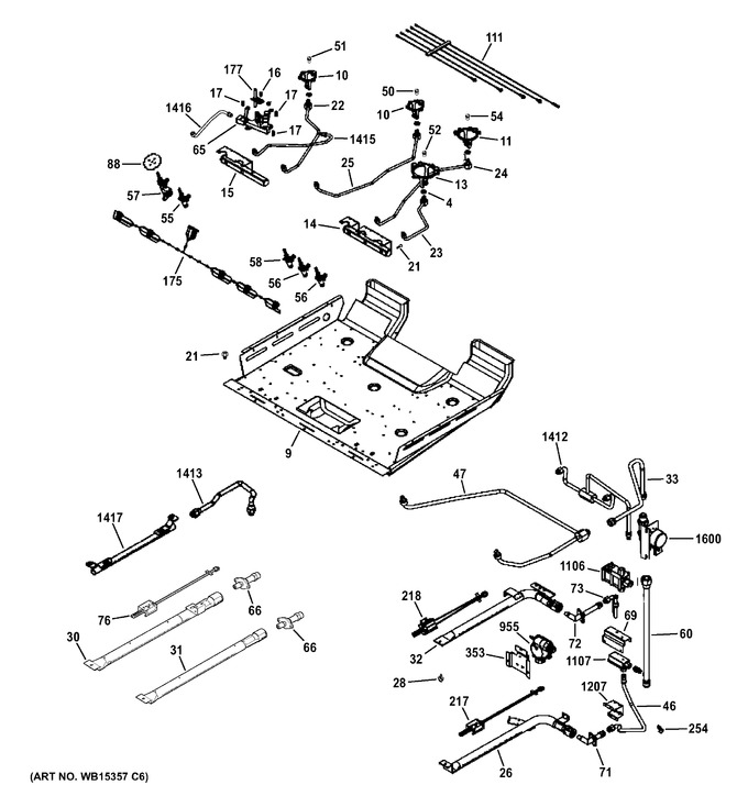 Diagram for PGS950SEF5SS