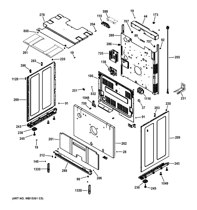 Diagram for PGS950SEF5SS