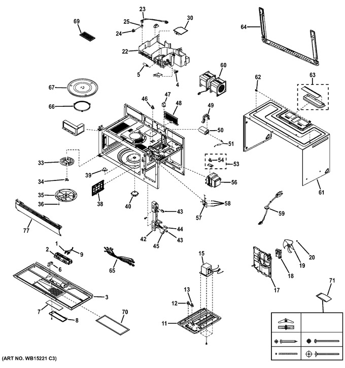 Diagram for JVM6172DK1WW