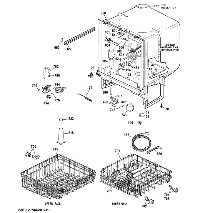 Diagram for HDA3640N00SA