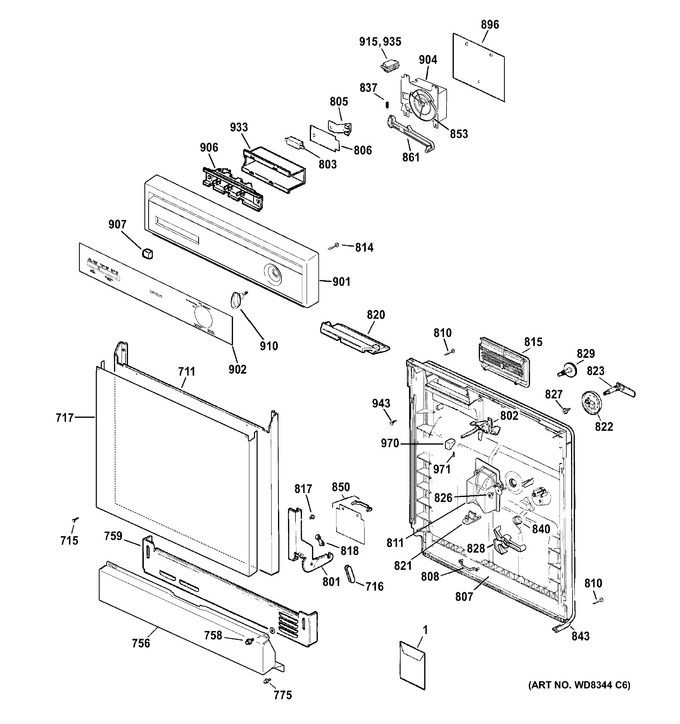 Diagram for HDA3640R15SA