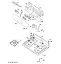 Diagram for 2 - Control Panel & Cooktop